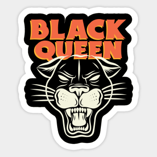 black queen Sticker